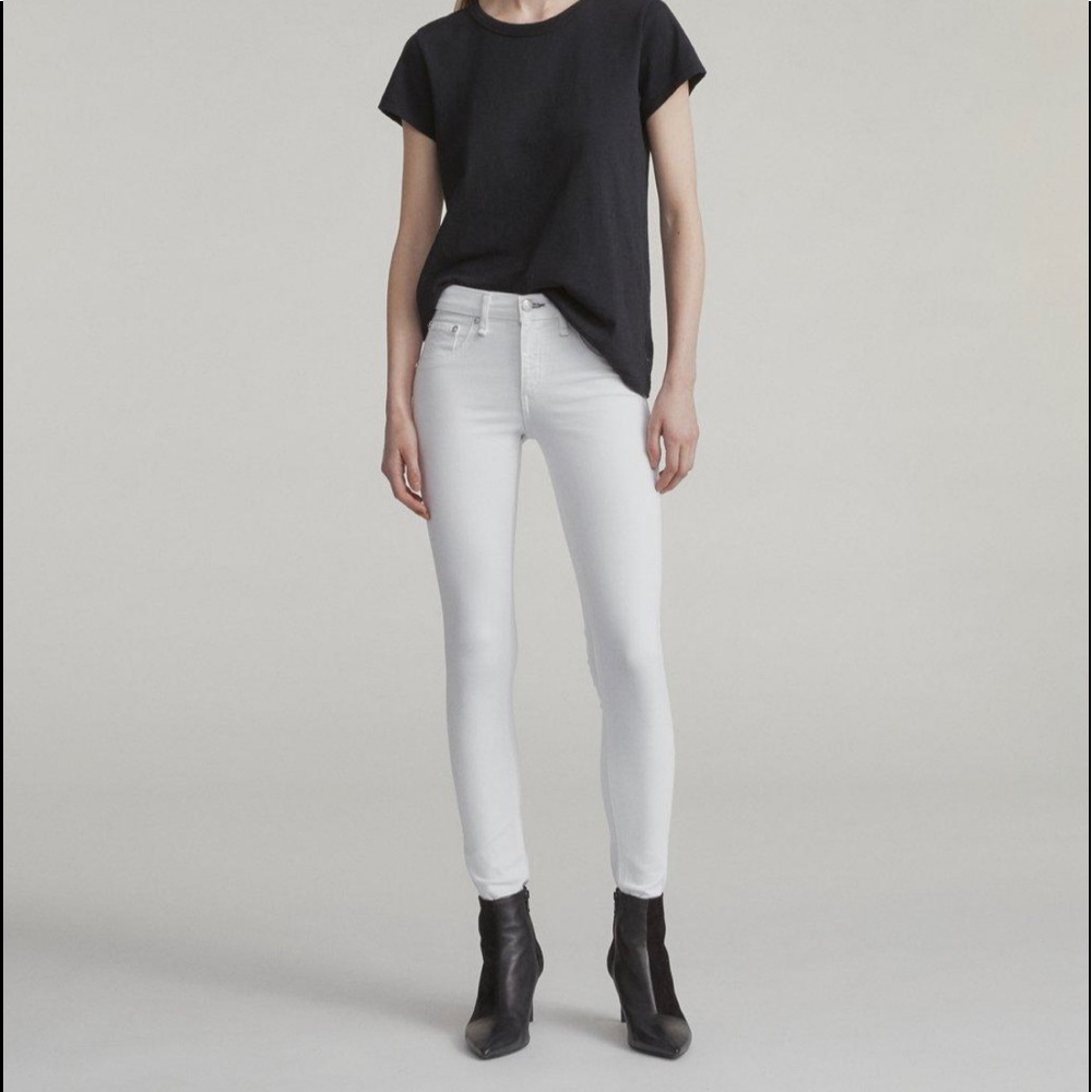 Rag & bone skinny blanc white jeans